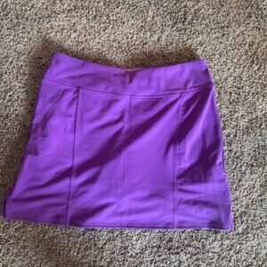 EXCELLENT CONDITION Purple Adidas Golf Skirt (with built-in short lining)